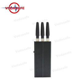 Tri Band Antennas Vehicle Signal Jammer With 1500mA/h Built In Battery
