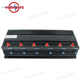 Power Adjustable Mobile Phone Signal Jammer 6 RF Customized Frequency Safe Operation