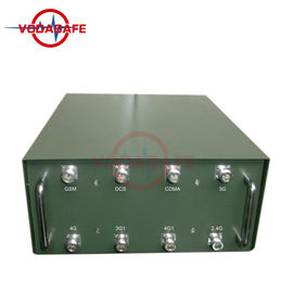 6 Way Shoulder Back Mobile Phone Signal Jammer Not Stop Working With High Gain Antenna