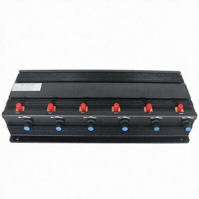 acheter Exploitation sûre adaptée aux besoins du client par rf réglable de fréquence du brouilleur 6 de signal de téléphone portable de puissance online manufacture