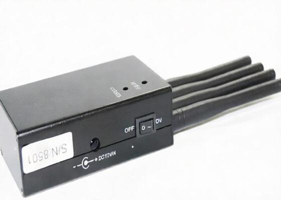 acheter DCS portatif 1805 de brouilleur de signal de réseau de 2.4G Wifi - caisse 1990MHz en aluminium noire online manufacture