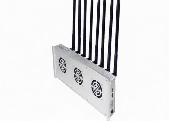 acheter Brouilleur argenté de signal de téléphone portable de couleur, chaîne bloquante réglable de périphérique en mode bloc de téléphone portable online manufacture