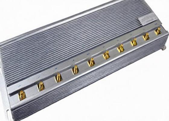 acheter Brouilleur fixe de signal de téléphone portable de couleur argentée avec 10 fréquences différentes online manufacture