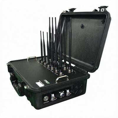 acheter 12 brouilleurs portatifs de signal du brouilleur 2/3/4G 86W GPS de signal des antennes 10-80m online manufacture