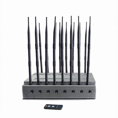 acheter brouilleurs de signal de téléphone portable de 80m 16 antennes d'intérieur utilisant 110W réglable online manufacture