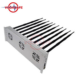 VHF UHF Cell Phone Signal Scrambler Sweep Jamming Type Friendly Maintenance