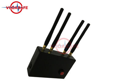30 - 100m Shielding Electronic Device Jammer , Remote Control Signal Jammer ABS Material