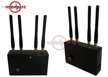 30 - 100m Shielding Electronic Device Jammer , Remote Control Signal Jammer ABS Material