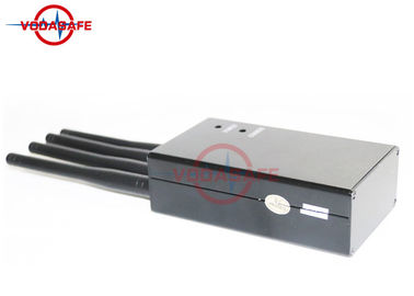 Portable 2.4G Wifi Network Signal Jammer DCS 1805 - 1990MHz Black Aluminum Case