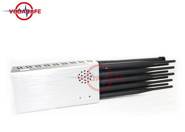 10 Channels Mobile Phone Signal Jammer 2.5db High Gain Omni Directional Antenna
