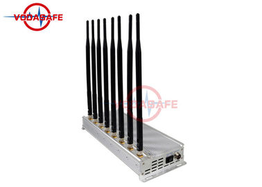 8 Antennas Mobile Phone Signal Blocker 2G 3G 4G WiFi 10 - 40m Cover Radius