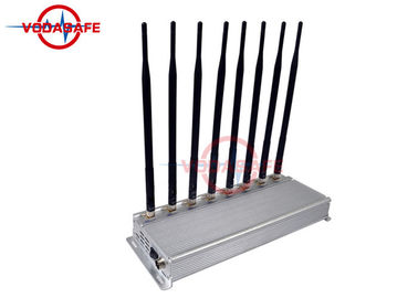 8 Antennas Mobile Phone Signal Blocker 2G 3G 4G WiFi 10 - 40m Cover Radius