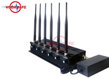 16 Watt Vehicle GPS Jammer , Car Remote Control Jammer Omni Directional Antennas