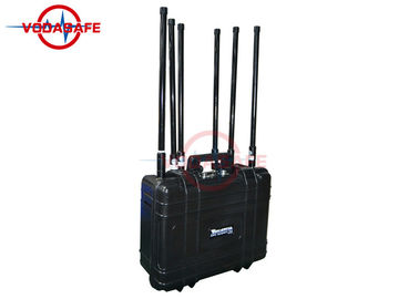6 Frequency Network Jamming Device 460*380*180mm Dimenison Easy Transportation