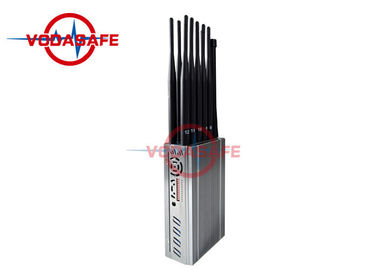 12 Bands 5G 4G 3G Wifi GPS Tracker Portable Signal Jammer 12Walt 30meter Jamming Range