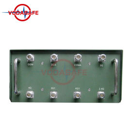 6 Way Shoulder Back Mobile Phone Signal Jammer Not Stop Working With High Gain Antenna