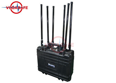 Light Weight 80W High Power Mobile Phone Blocking Device WIth Pelican Draw Bar Box Case