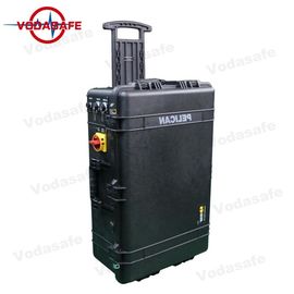 Pelican Draw Bar Box Mobile Phone Signal Jammer With Eight Bands Signal Blocking